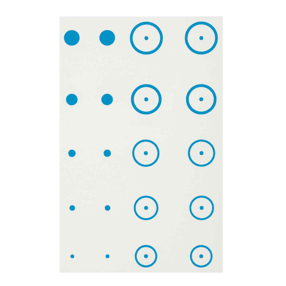 Gunstar Precision Target Rub-On Aiming Reticles