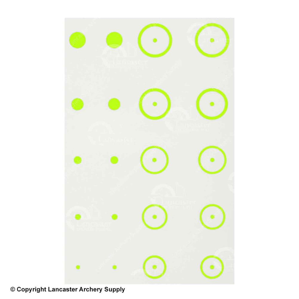 Gunstar Precision Target Rub-On Aiming Reticles – Lancaster Archery Supply