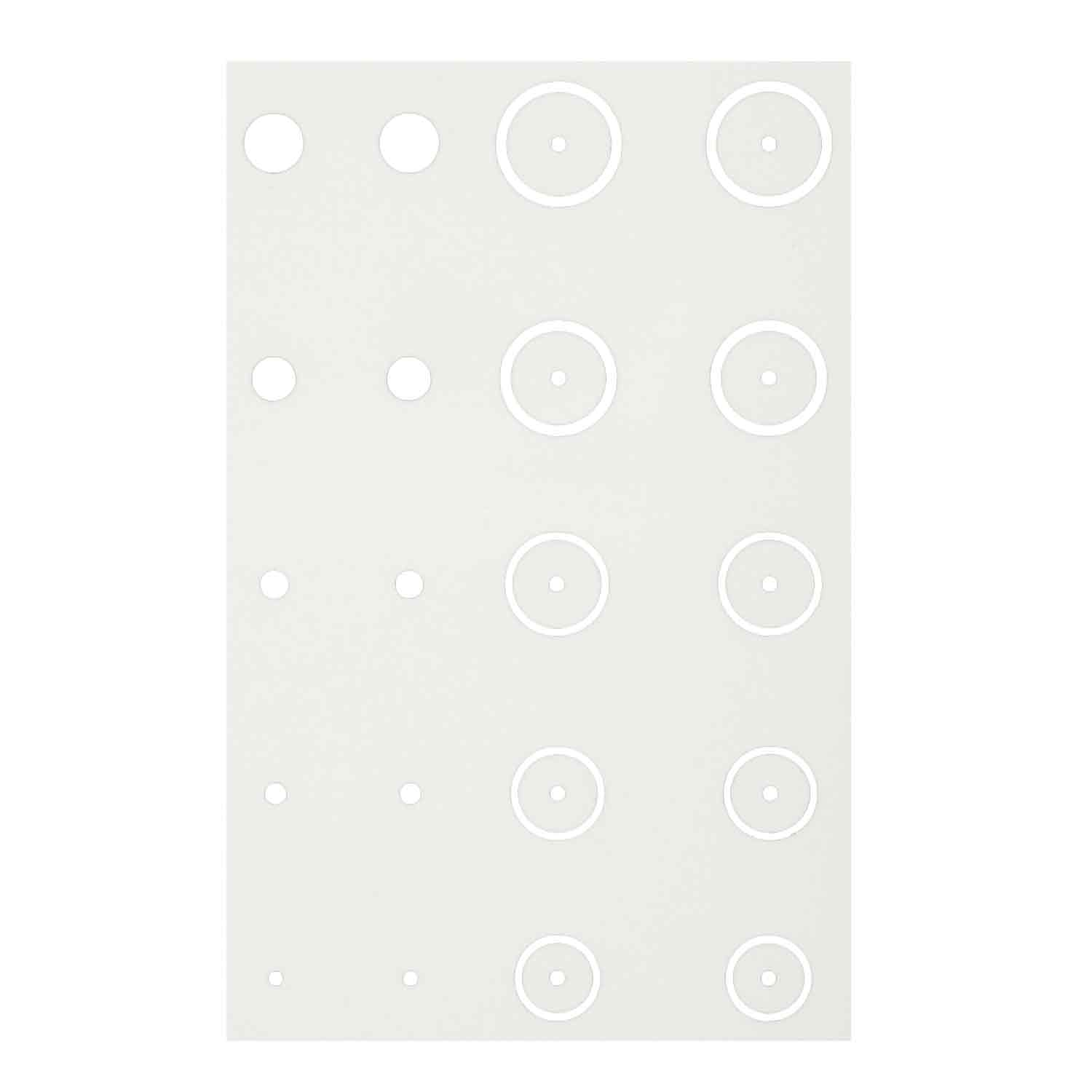 Gunstar Precision Target Rub-On Aiming Reticles