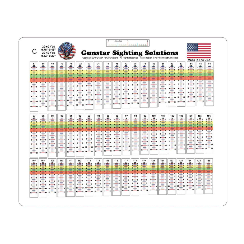 Gunstar Pro Series Sight Tapes