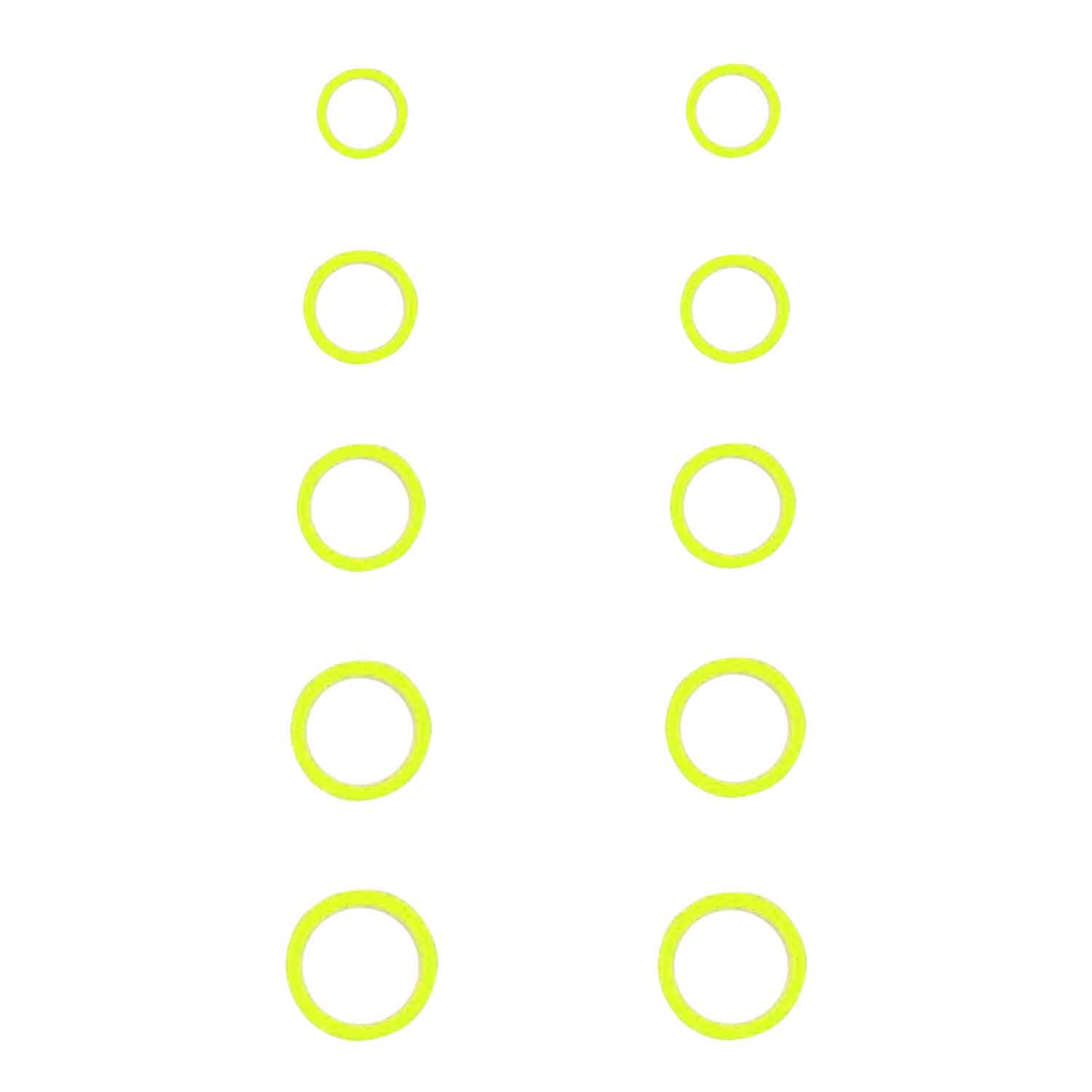Gunstar Pro Series Rub-On Dots (Mini Circles)
