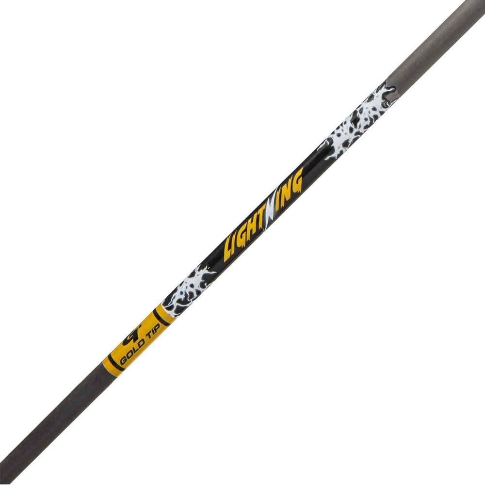 Gold Tip Lightning Fletched Arrows