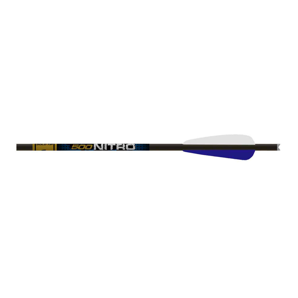 thumbnail image 2 of Gold Tip Nitro Pro Crossbow Bolts - 6 Pack With 3.5" Vanes 2 of 14
