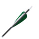 Gold Tip Warrior Feather Fletched Arrow