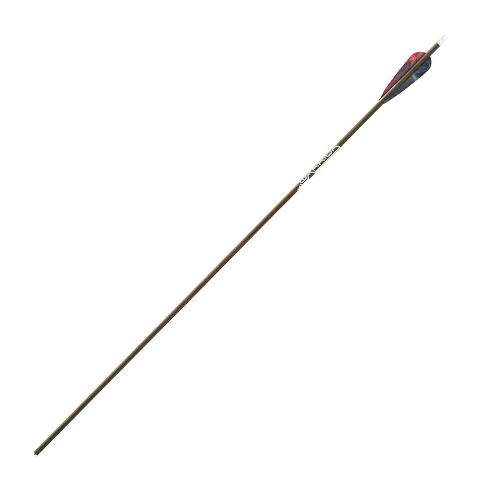 Gold Tip Warrior Fletched Arrow (Feathers)