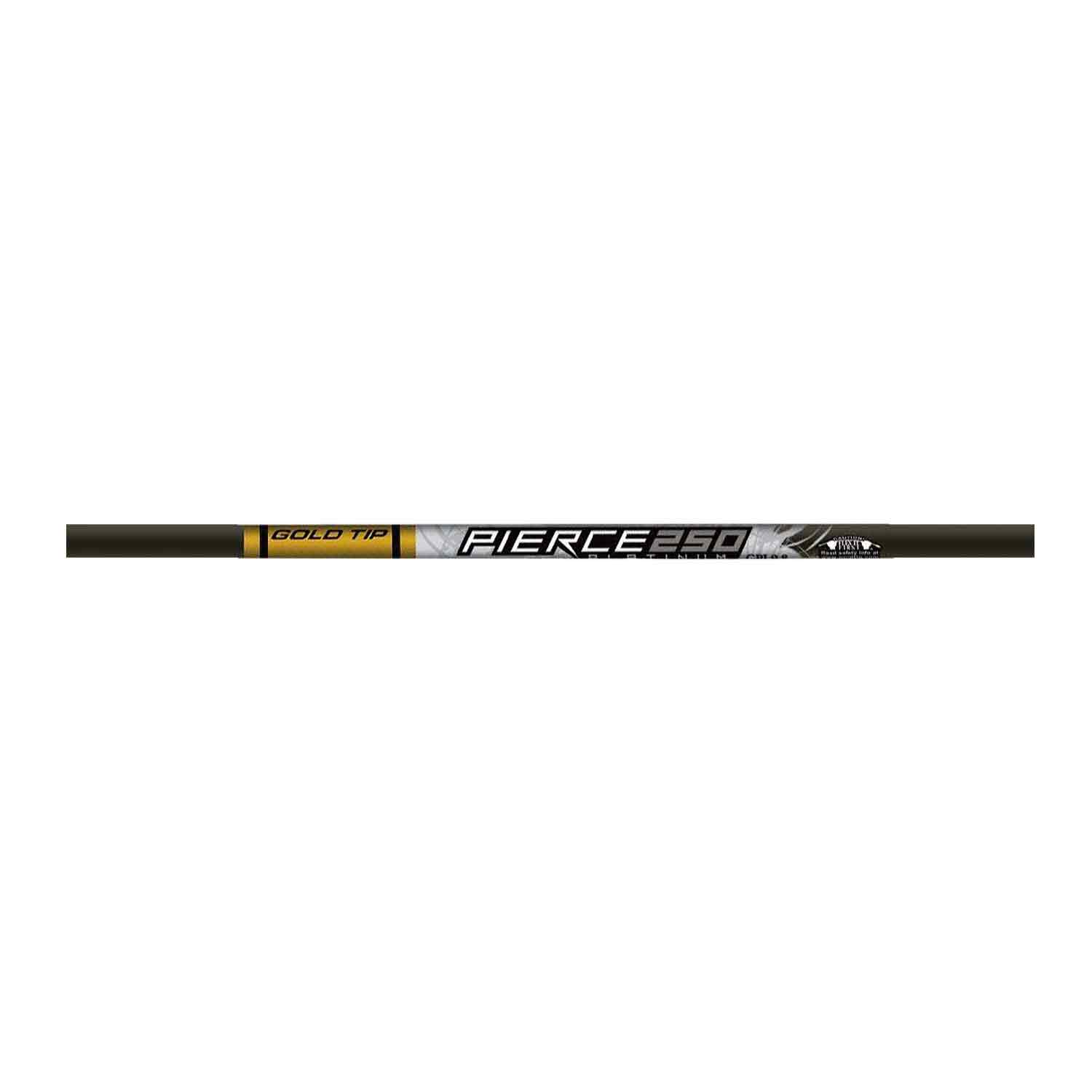 Gold Tip Pierce Platinum Arrow Shafts