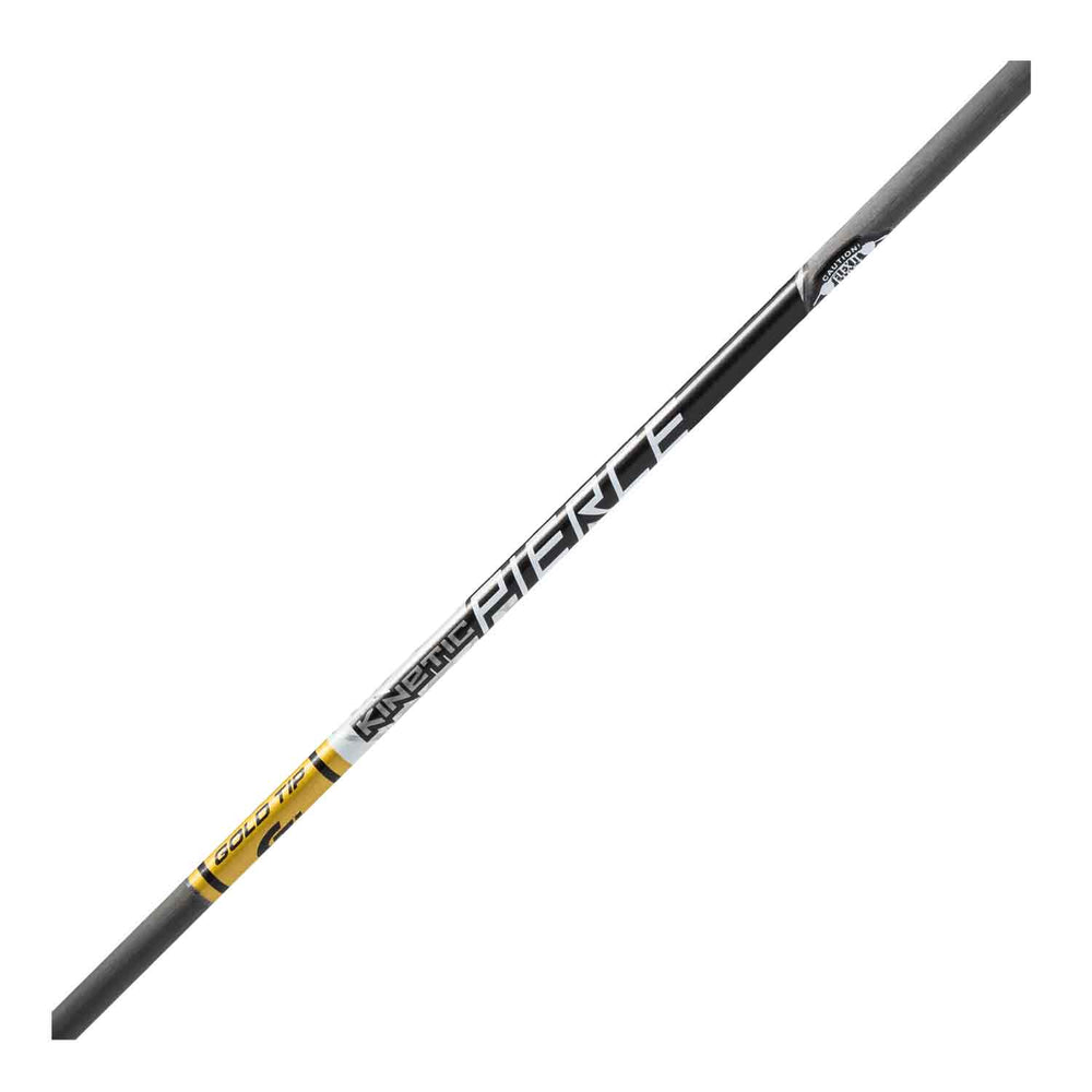 Gold Tip Pierce Platinum Fletched Arrows
