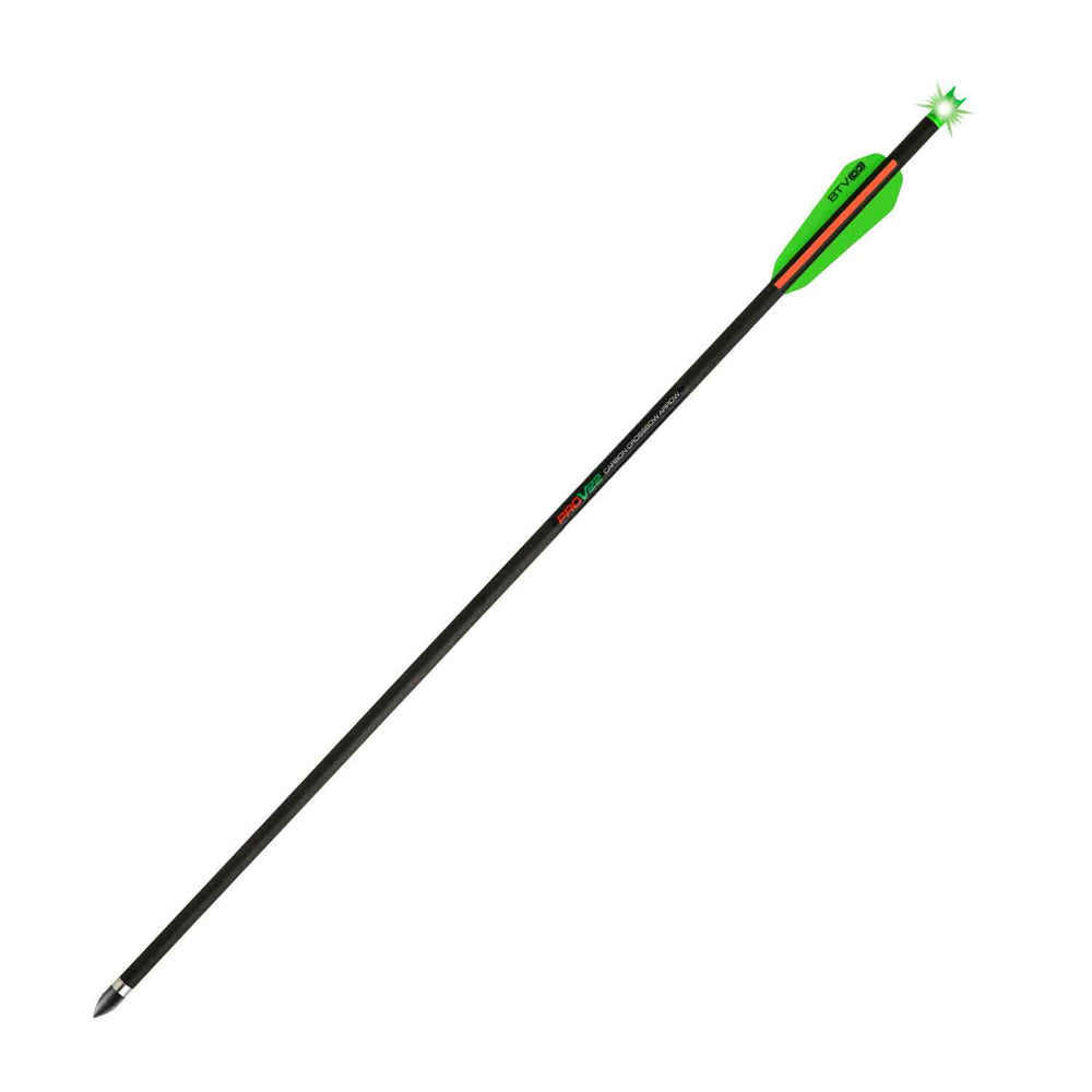 TenPoint Pro-V 22 Crossbow Arrows w/ Alpha-Brite Lighted Nocks