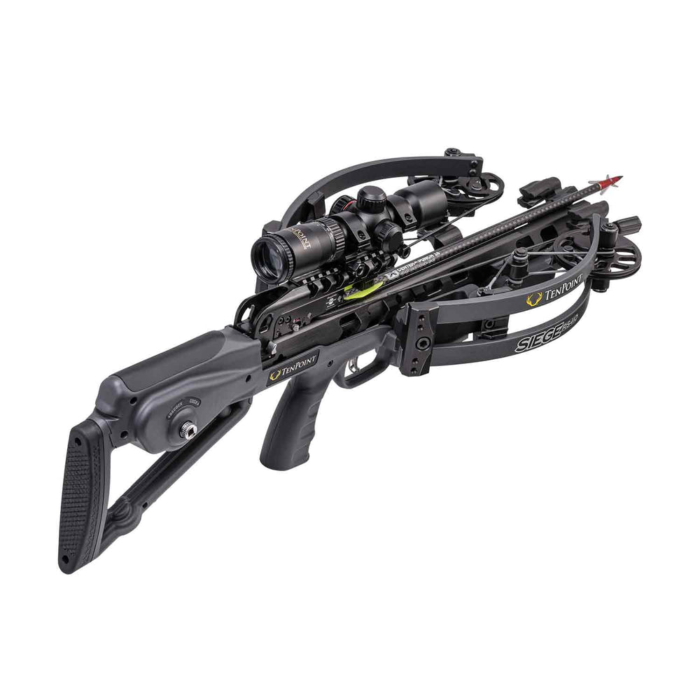 TenPoint Siege RS410 Crossbow Package w/ ACUslide (Graphite Grey)