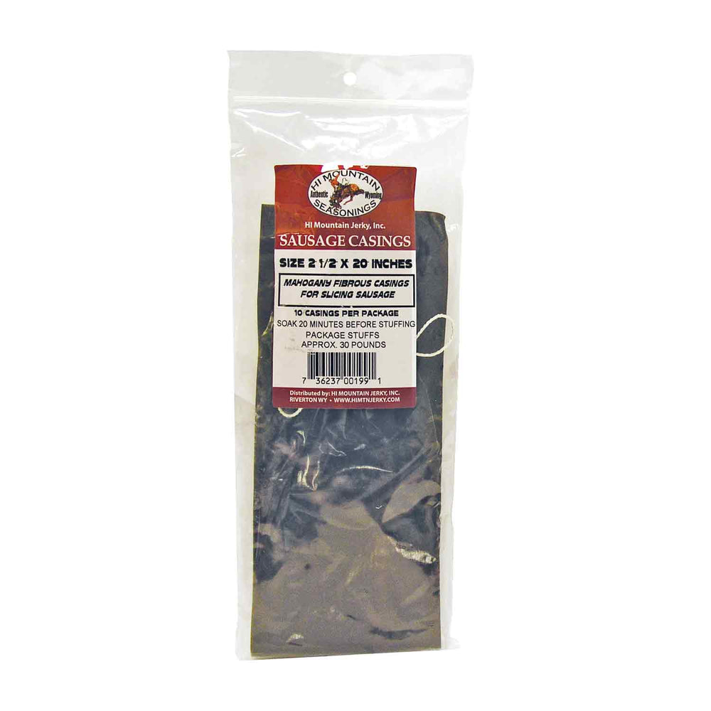 Hi Mountain Fibrous Mahogany Sausage Casings