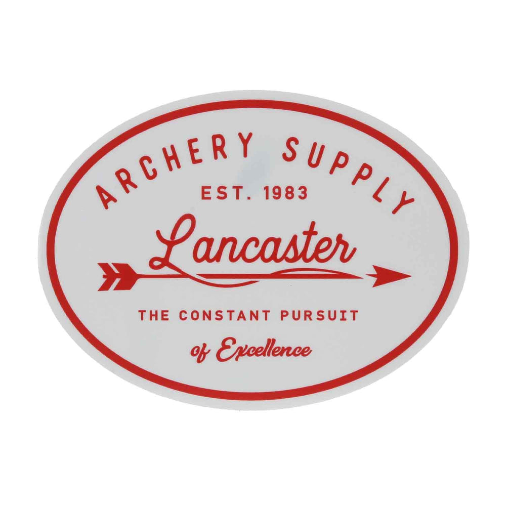 Lancaster Archery Supply HD Oval Sticker (5.125