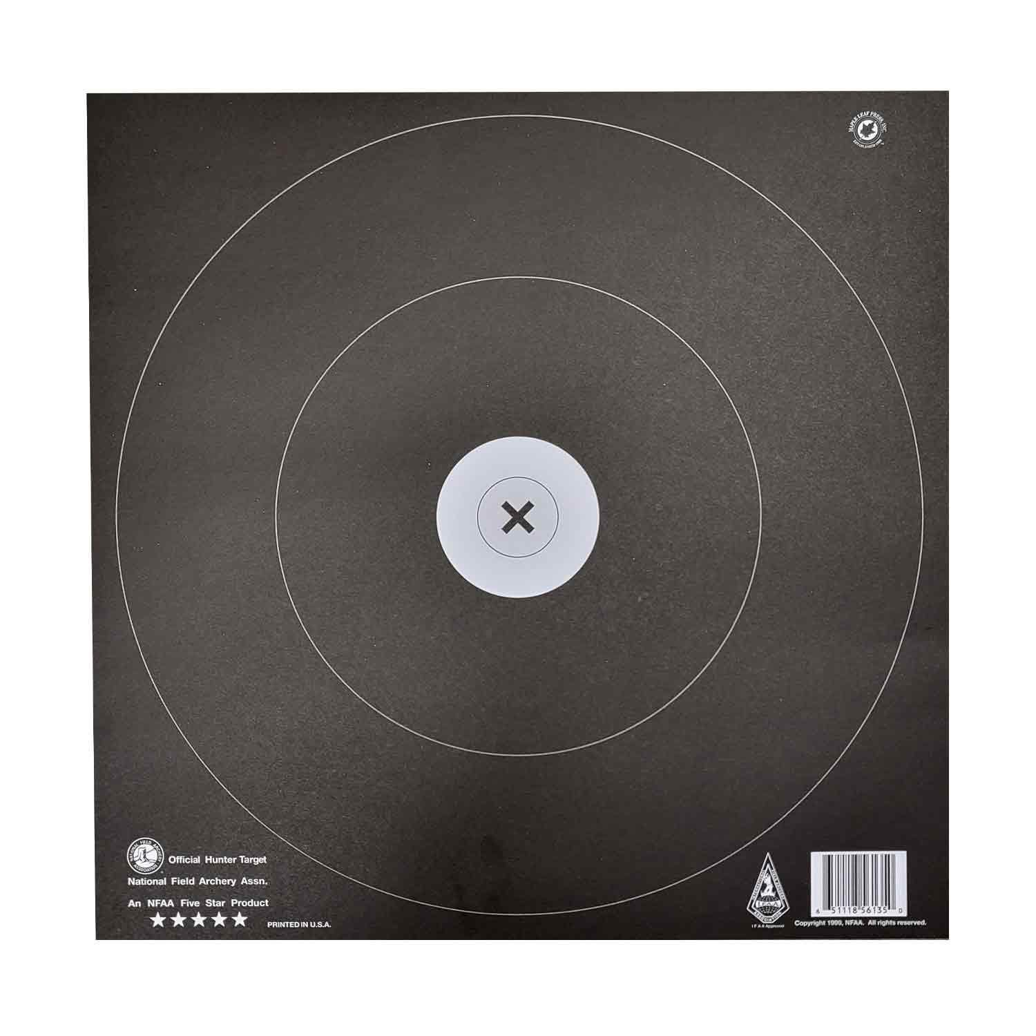 Maple Leaf 50cm NFAA Official Hunter Target Face