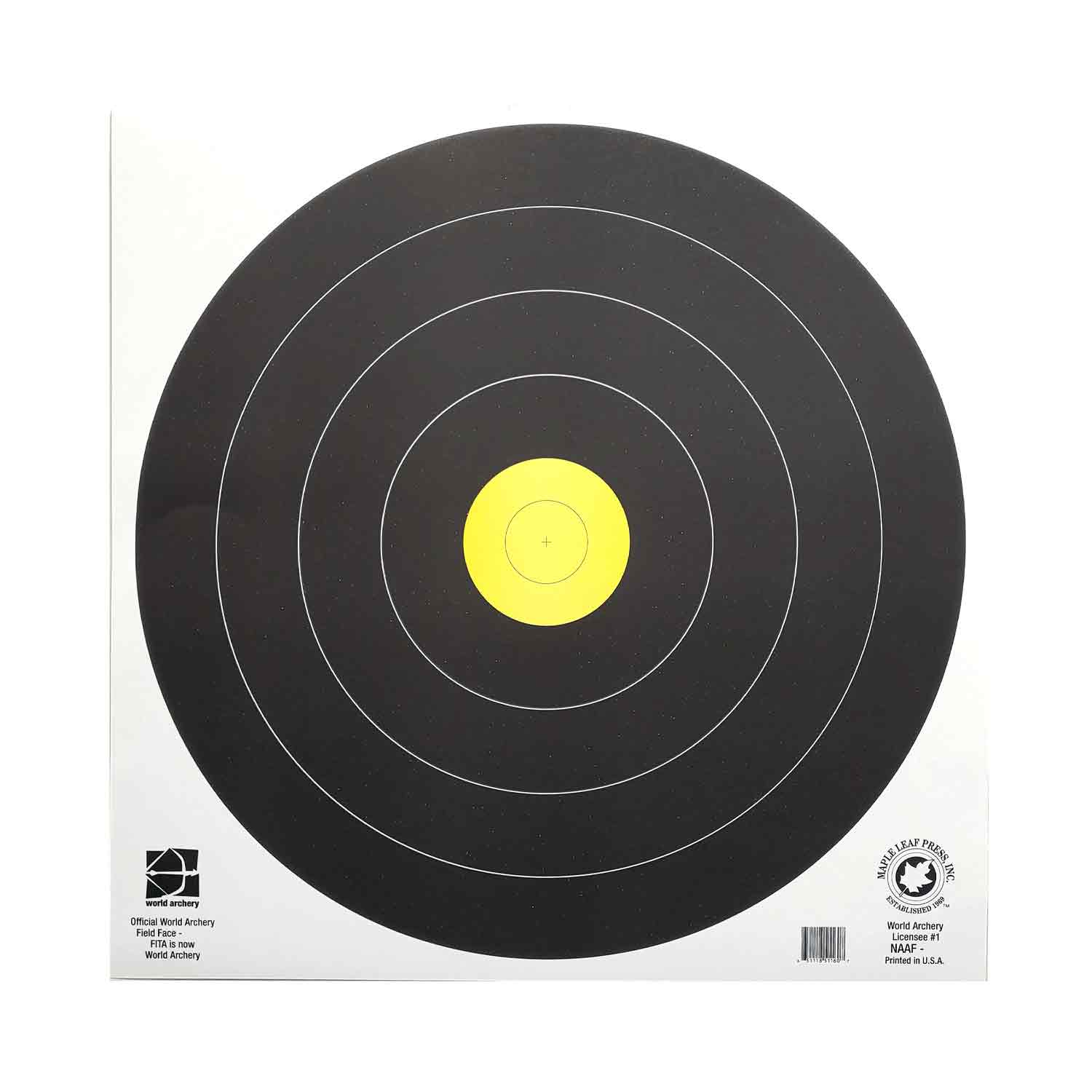 Maple Leaf World Archery Official Field Target Face (80 cm)