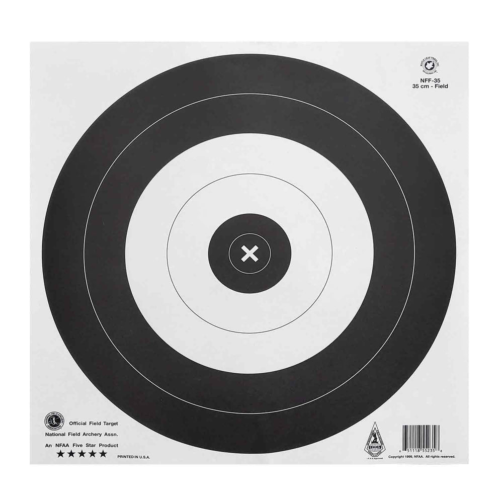 Maple Leaf 35cm NFAA Official Field Target Face