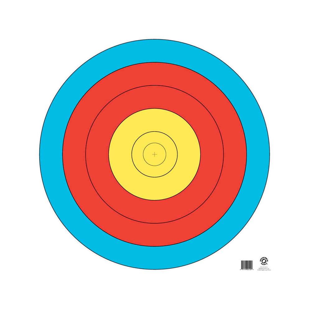 Maple Leaf World Archery Official 5 Ring Waterproof Target Face (WP-80 cm)