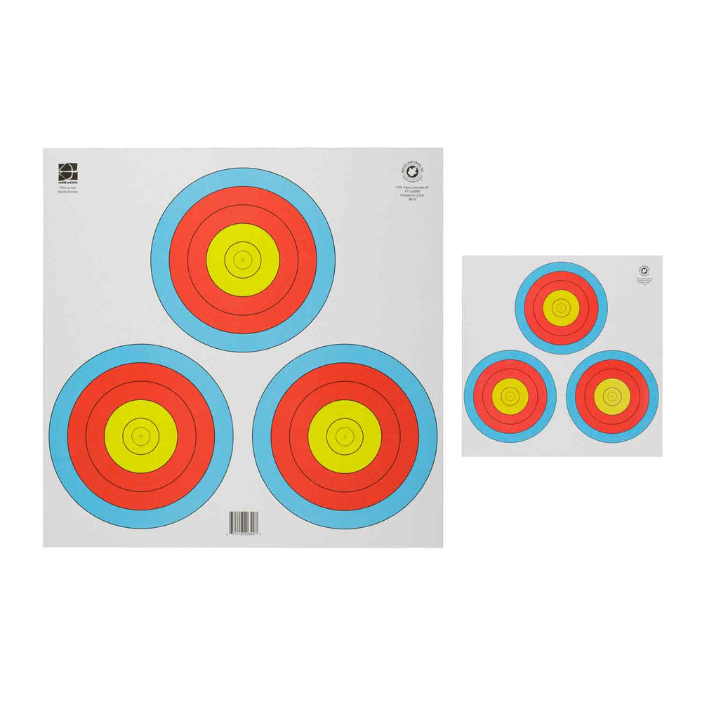 Maple Leaf Miniature 40cm 3-Spot Target Face