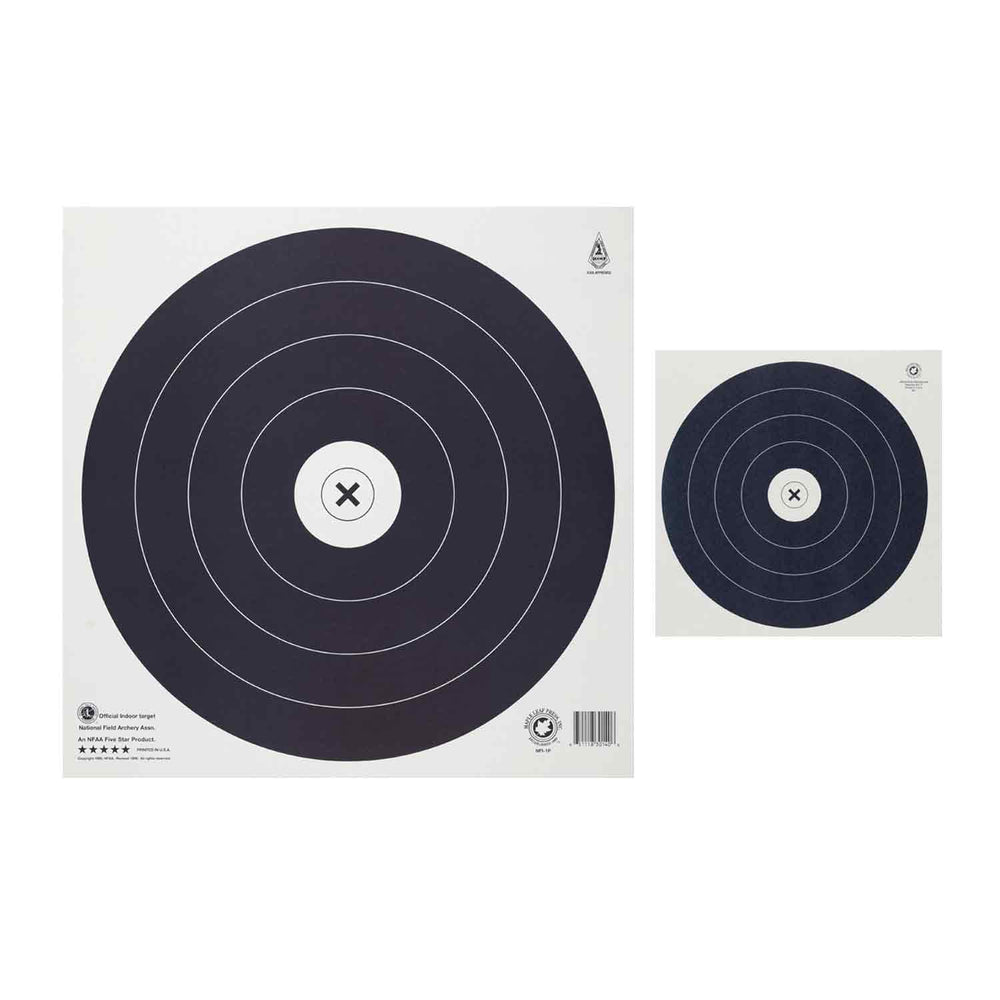 Maple Leaf Miniature NFAA Single Spot 40cm Target Face