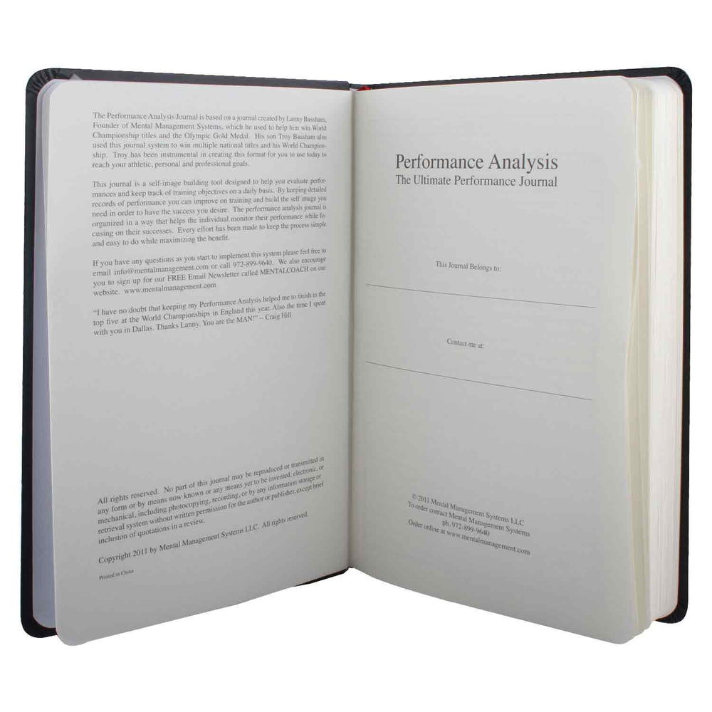 Mental Management Performance Analysis Journal