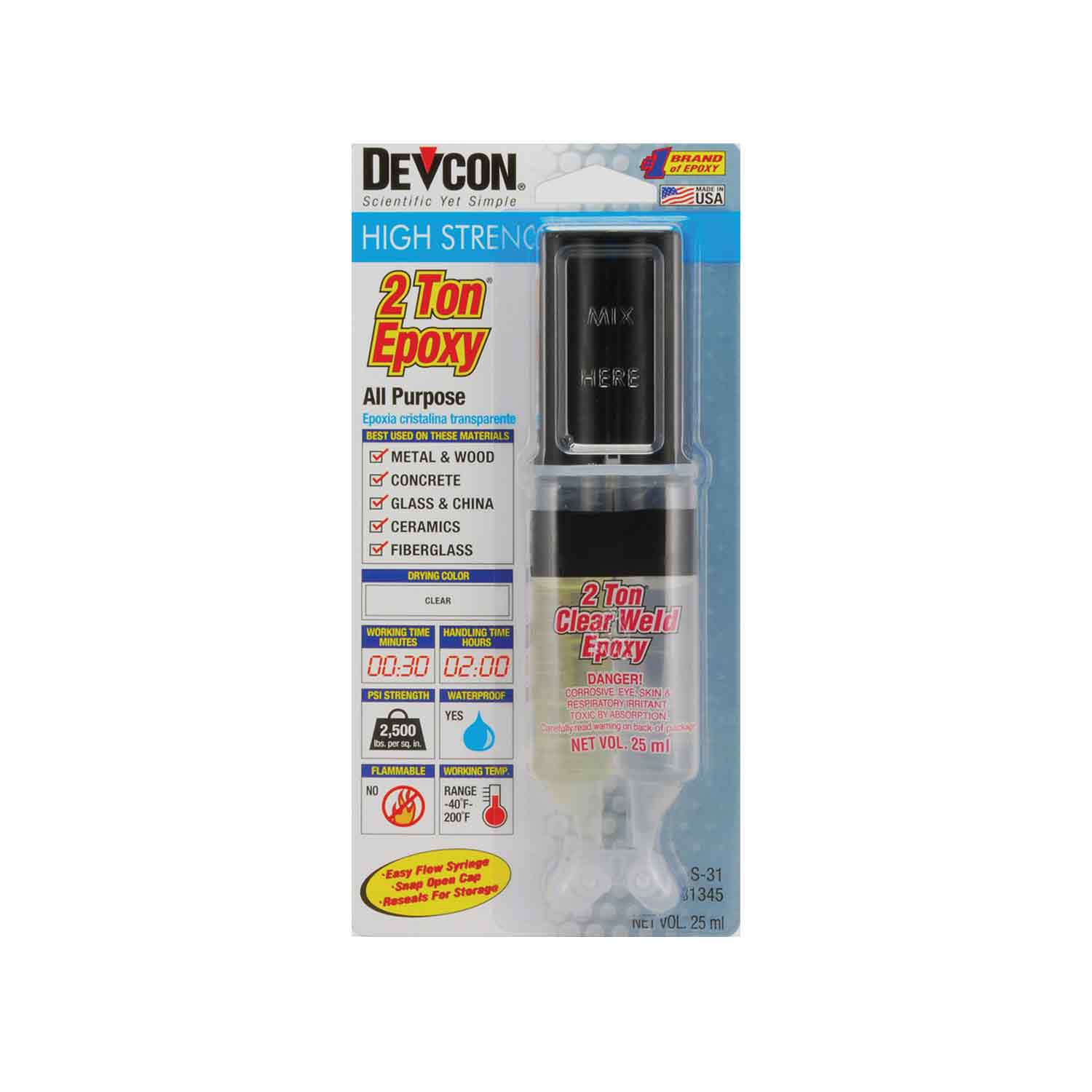 Pine Ridge Devcon 2 Ton Epoxy