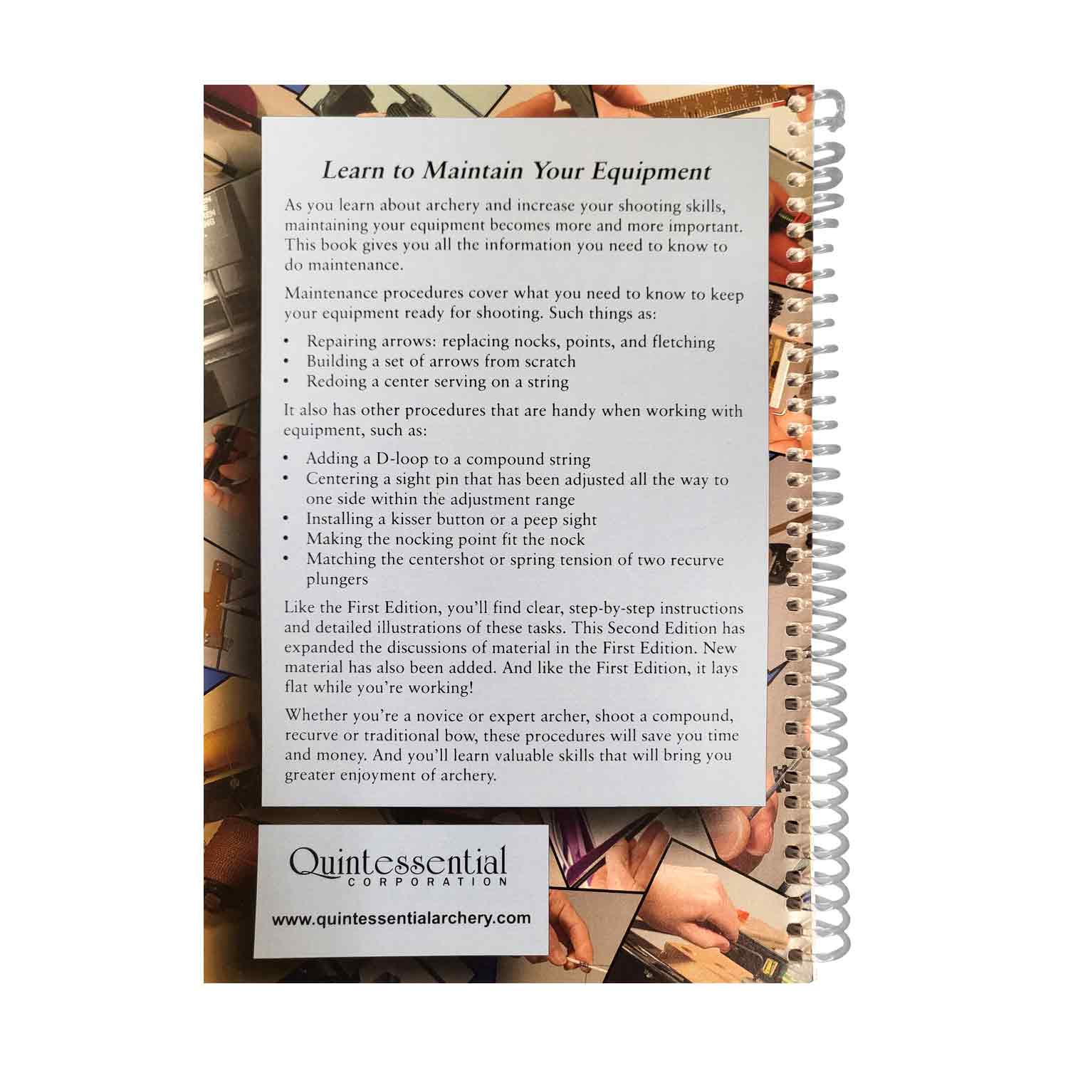 Ruth Rowe 2nd Edition Simple Maintenance for Archery