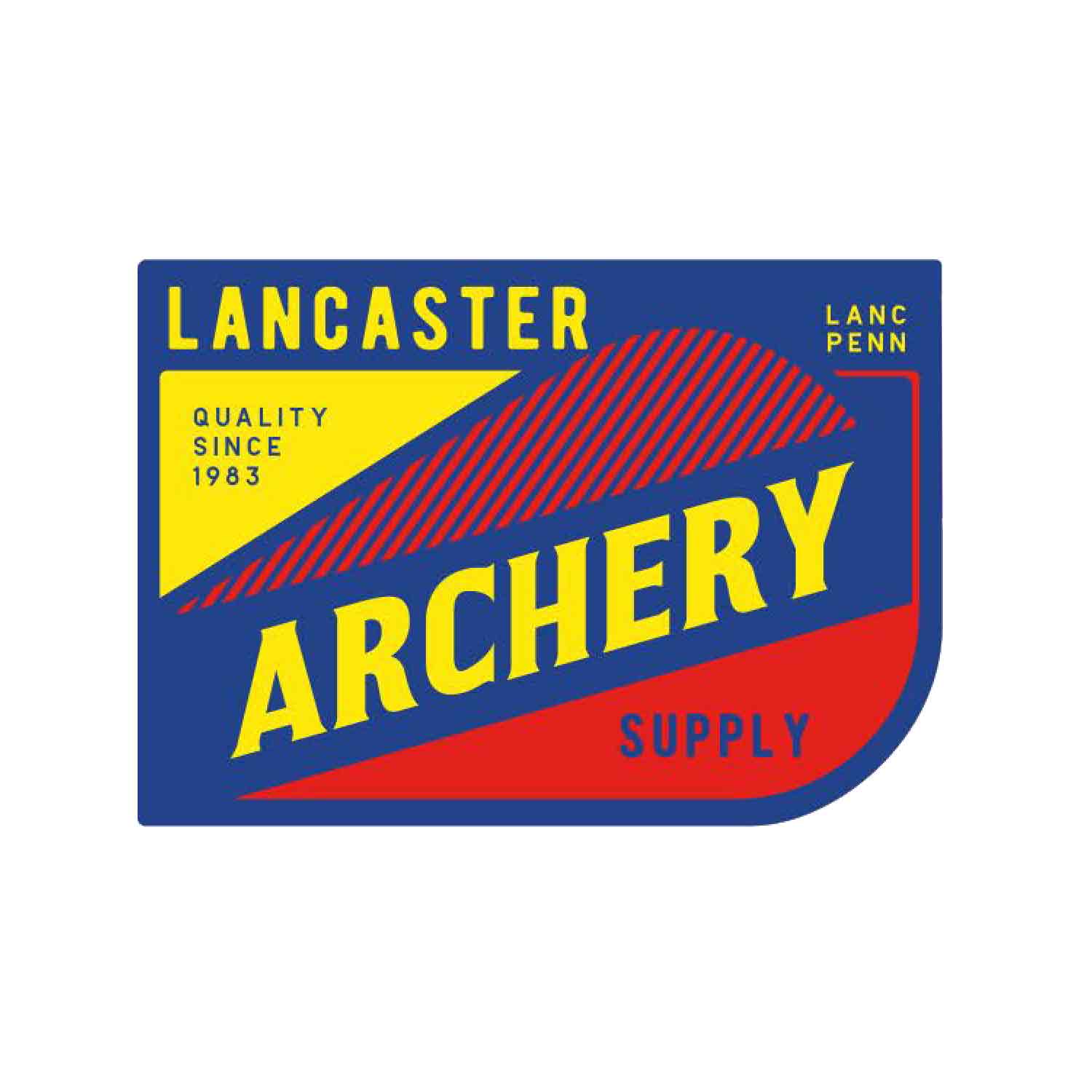 Lancaster Archery Supply Fletching Sticker