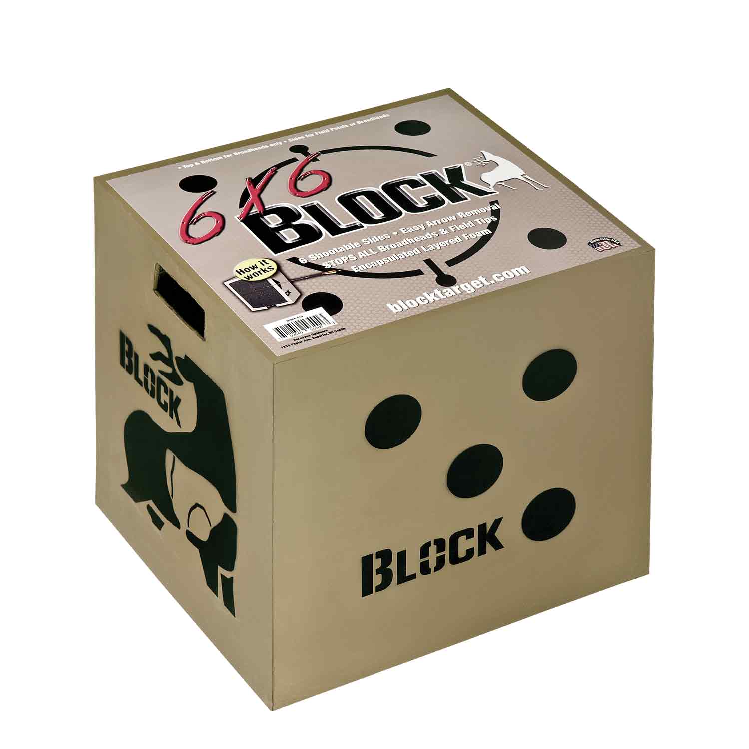 BLOCK 6x6 Target (Open Box X1046270) – Lancaster Archery Supply