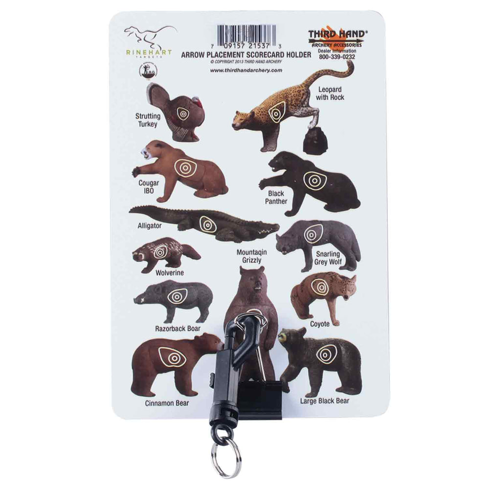Third Hand Rinehart Arrow Placement Score Card Holder