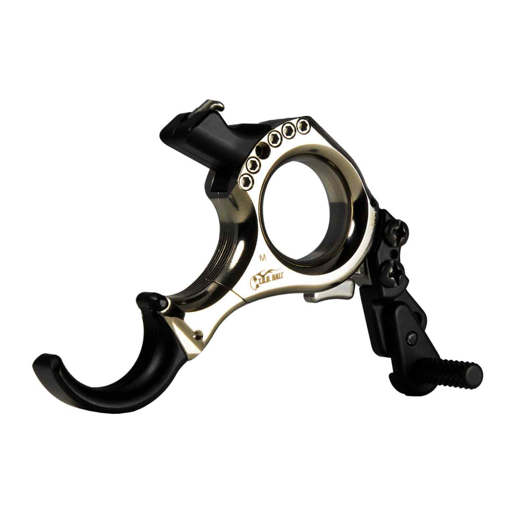 Truball Abyss Flex Quick Silver Brass Thumb Trigger Release 3 and 4 Finger-Large- (Open Box X1047445)