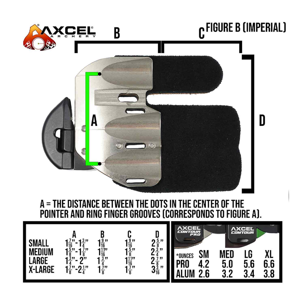 Axcel Contour Finger Tab Brady Ellison Signature Series