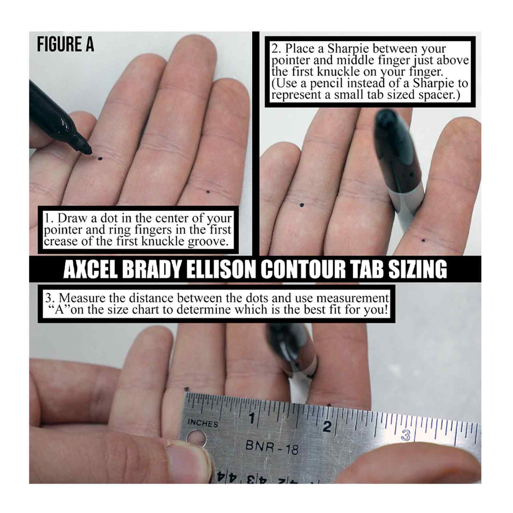 Axcel Contour Finger Tab Brady Ellison Signature Series