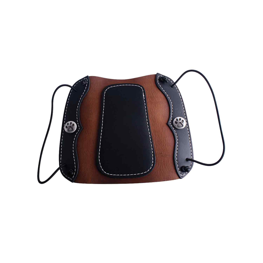 Vista Deluxe Traditional Hunter Leather Armguard w/ Elastic