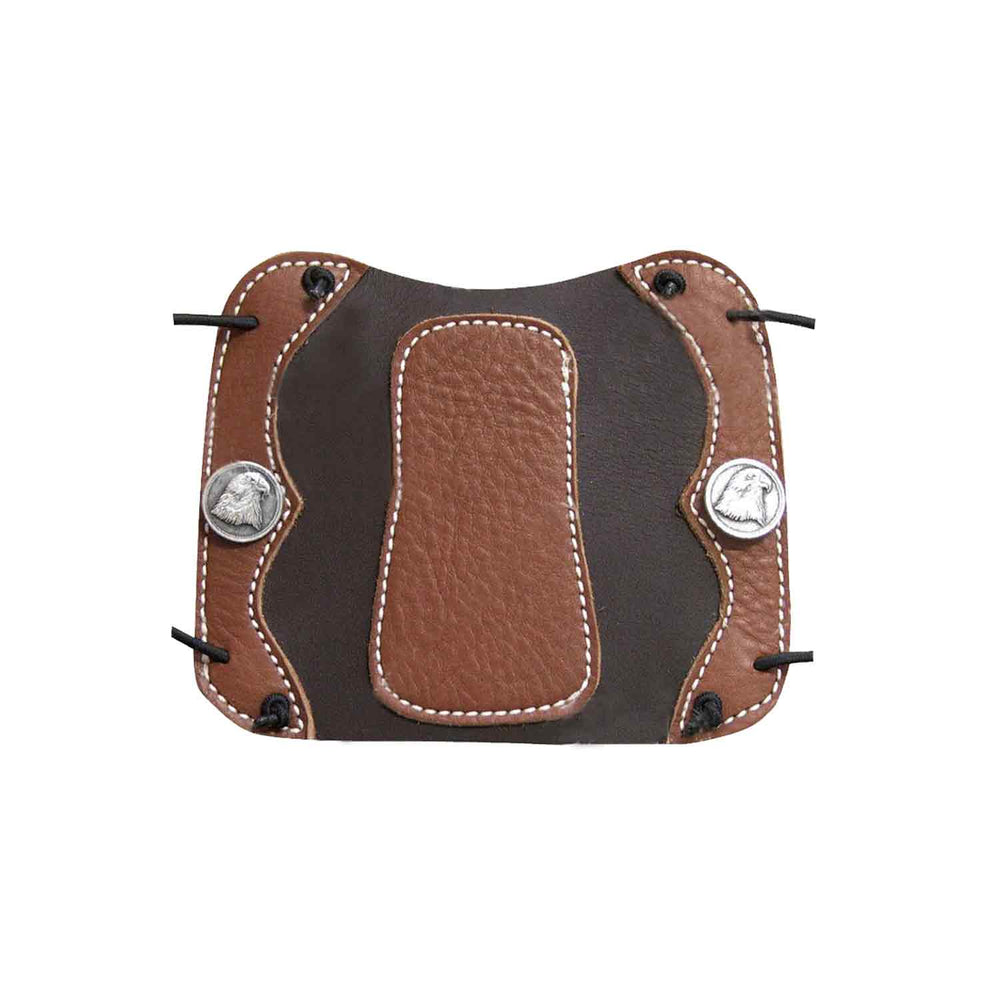 Vista Small Deluxe Traditional Leather Armguard w/ Elastic