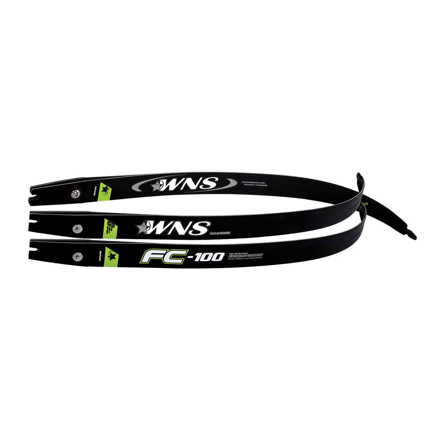 Win & Win WNS FC-100 Carbon Foam ILF Recurve Limbs-Medium-44 (Open Box X1047292)