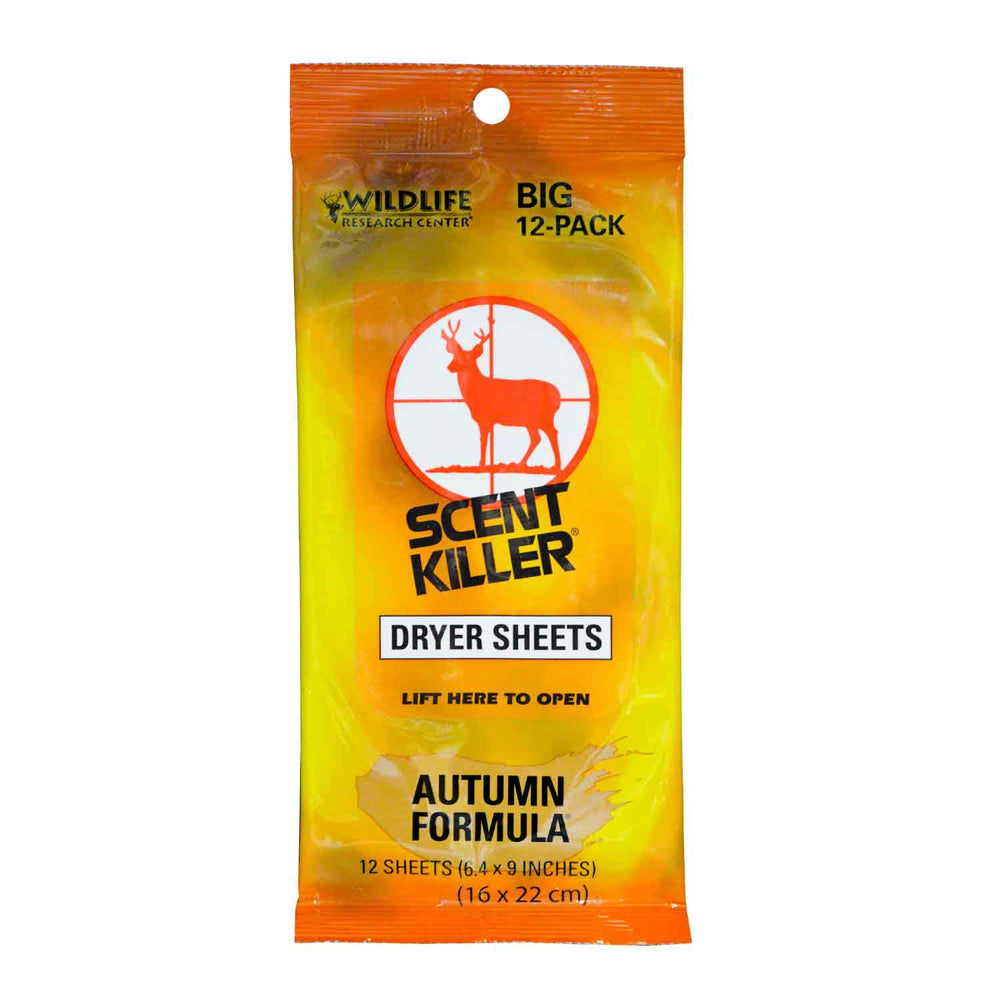 Wildlife Research Center Scent Killer Autumn Formula Dryer Sheets