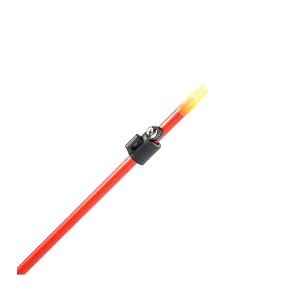Cajun Red Fiberglass Arrow w/ Piranha XT Point