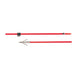 Cajun Red Fiberglass Arrow w/ Piranha XT Point