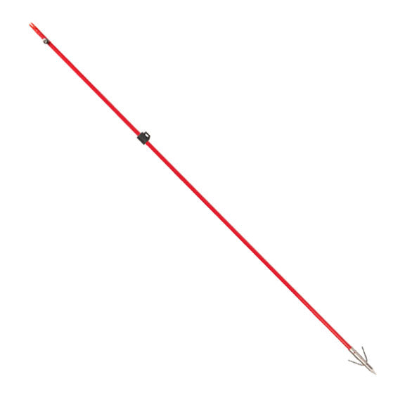 Cajun Red Fiberglass Arrow w/ Piranha XT Point