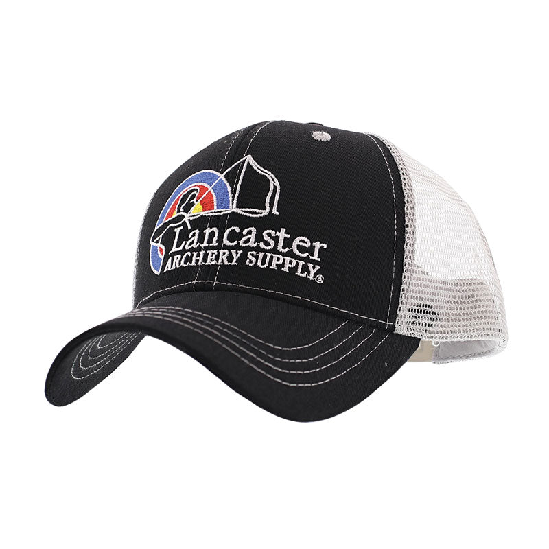 Lancaster Archery Supply Black Trucker Cap