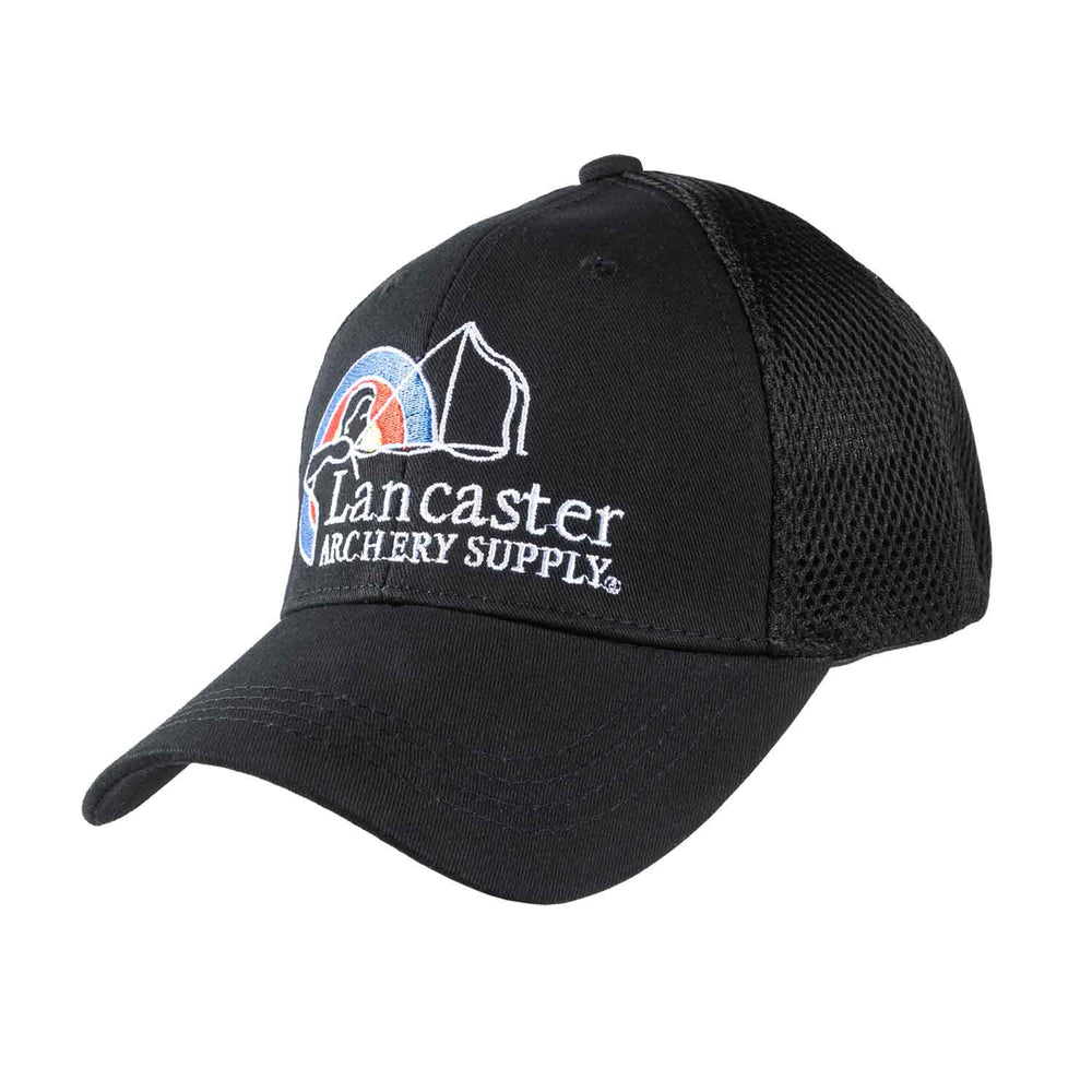 Lancaster Archery Supply Black Flex Fit Fitted Hat