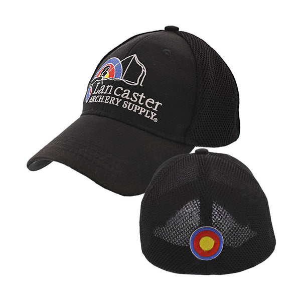 Lancaster Archery Supply Black Flex Fit Fitted Hat