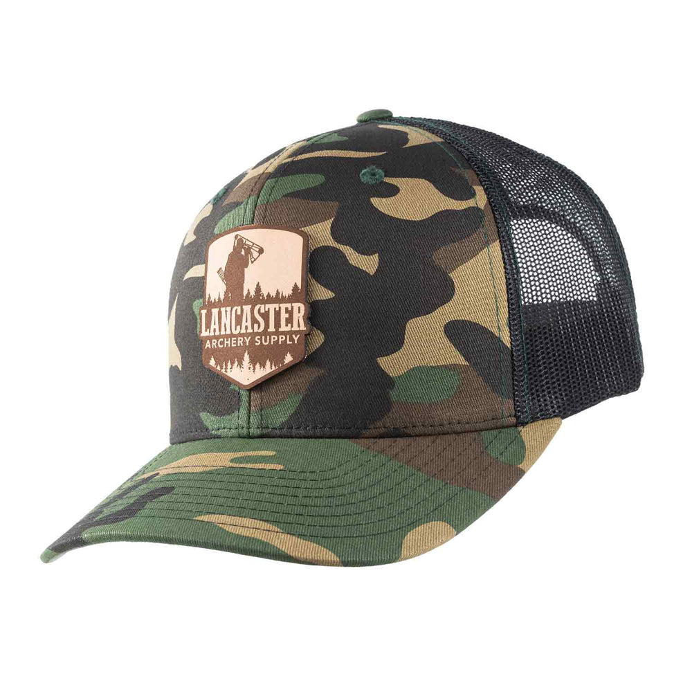 Lancaster Archery Supply Parks Leather Patch Cap