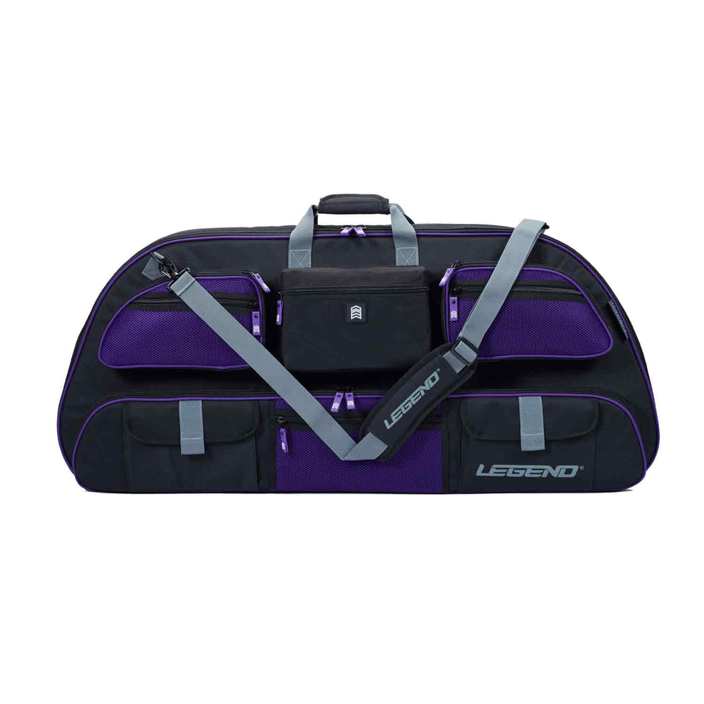 thumbnail image 2 of Legend Apollo Travel Compound Bow Case - Soft Case With 40" Or 44" Interior, Arrow Tube Holder, Multiple Pockets (Choose Your Color) 2 of 12