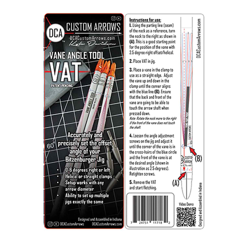 DCA Custom Arrows Vane Angle Tool