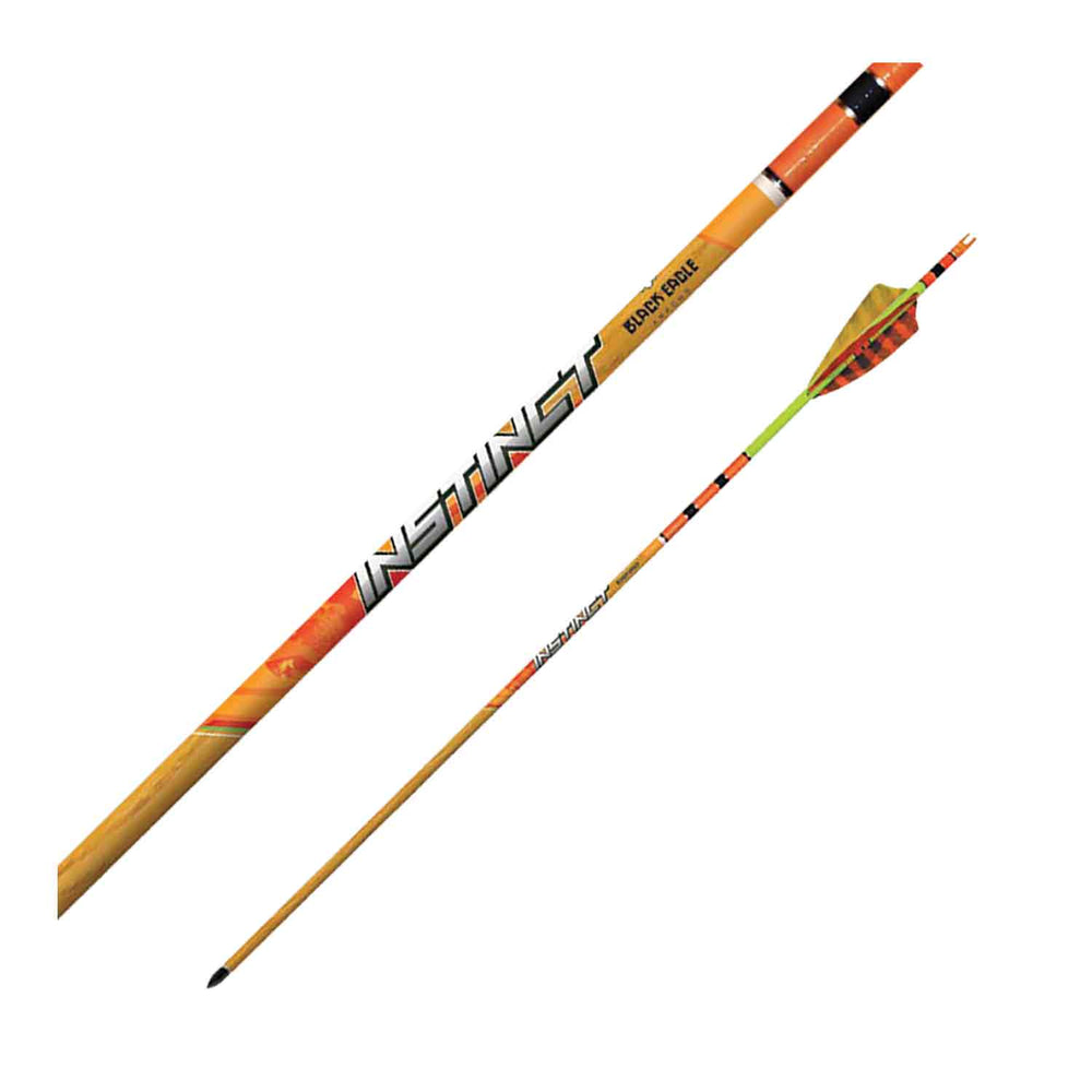 Black Eagle Instinct Traditional Crested Fletched Arrows