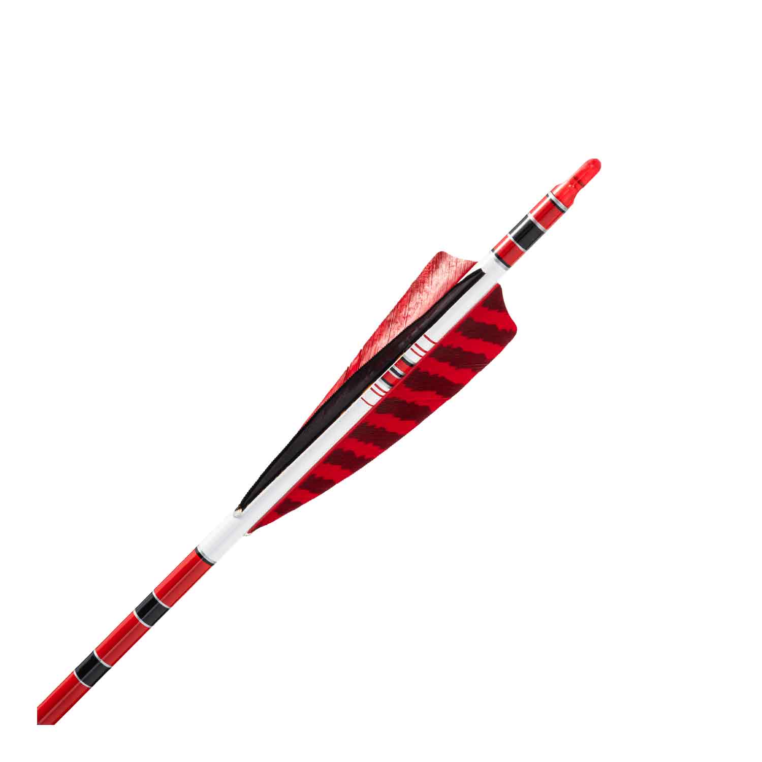 Black Eagle Vintage Traditional Crested Fletched Arrows
