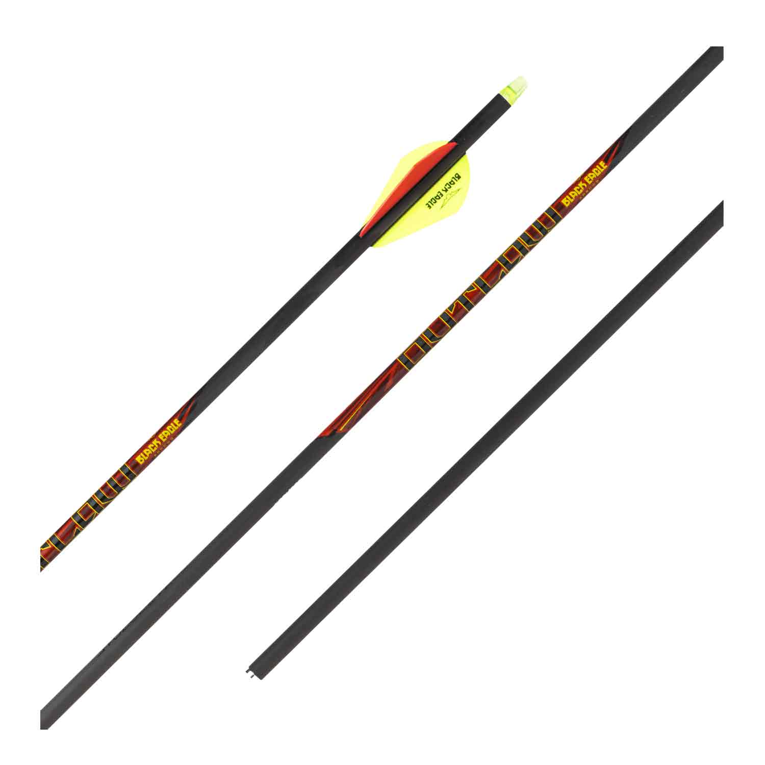 Black Eagle Outlaw Feather Fletched Arrows