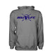 Bow Life Men's Center Shot Blue/Gray Pullover Hoodie