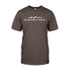 Bow Life Men's Mountain Logo Expresso Short Sleeve T-Shirt