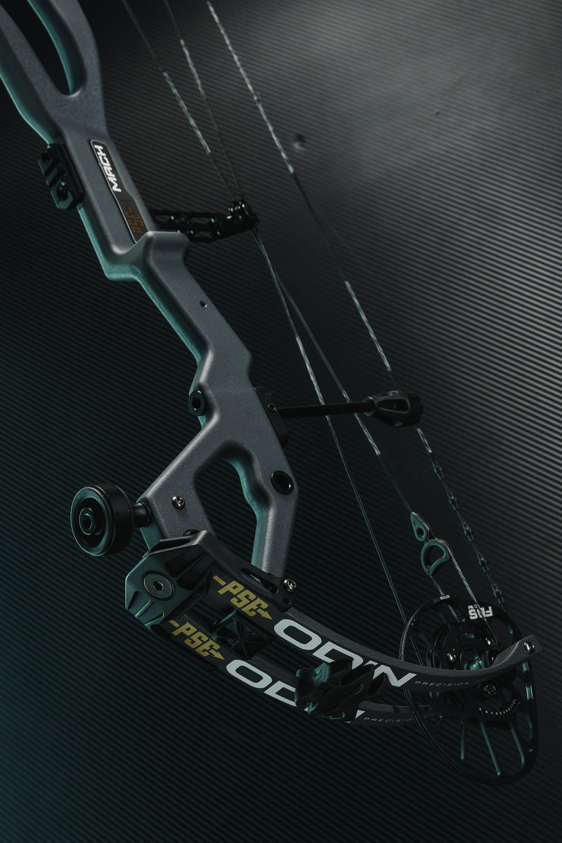 PSE Sicario compound bow on black