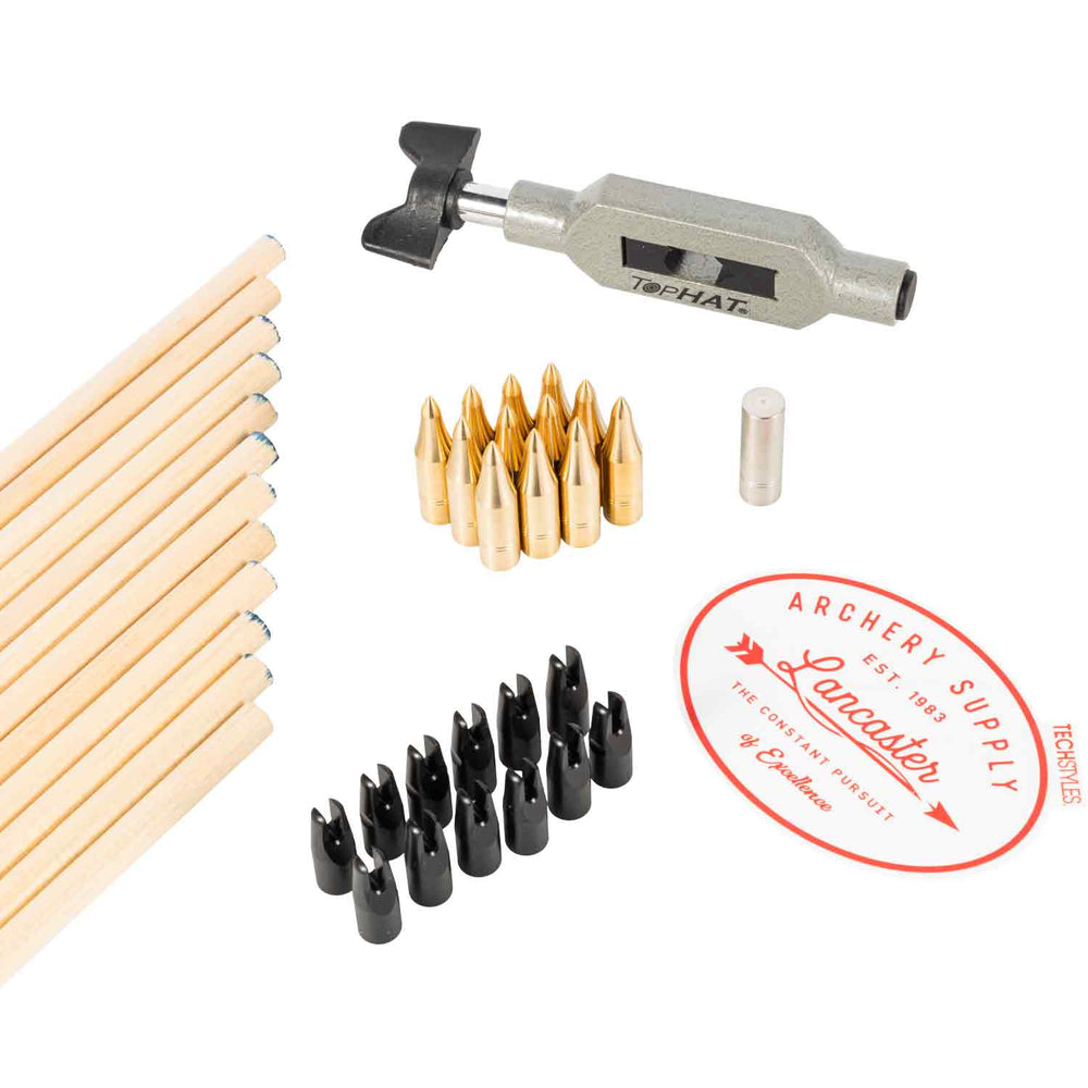 Lancaster Archery Rose City Cedar Arrow Pro Package 45-65 lb
